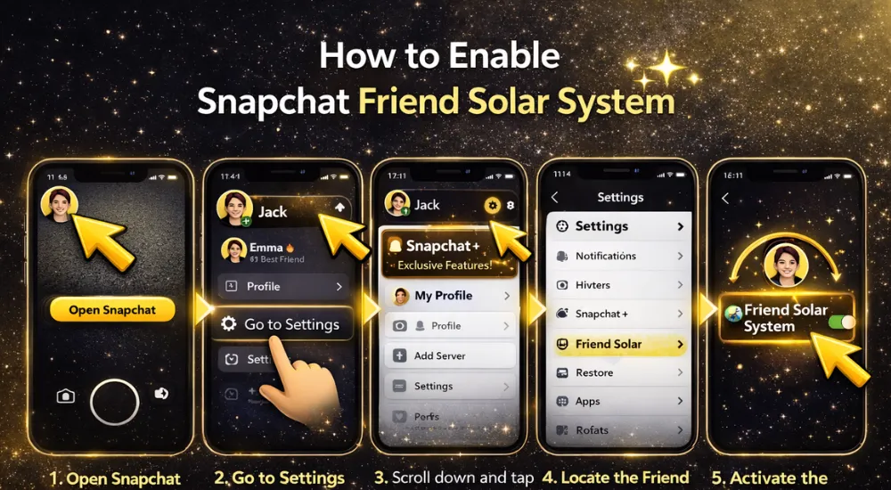 Enable Snapchat Solar System
