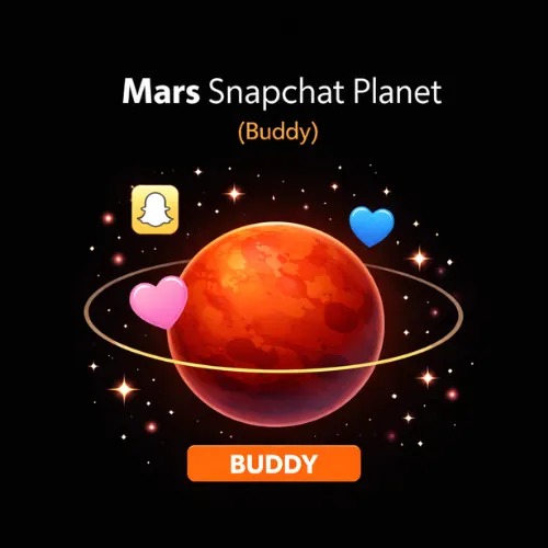 Mars Snapchat Planet