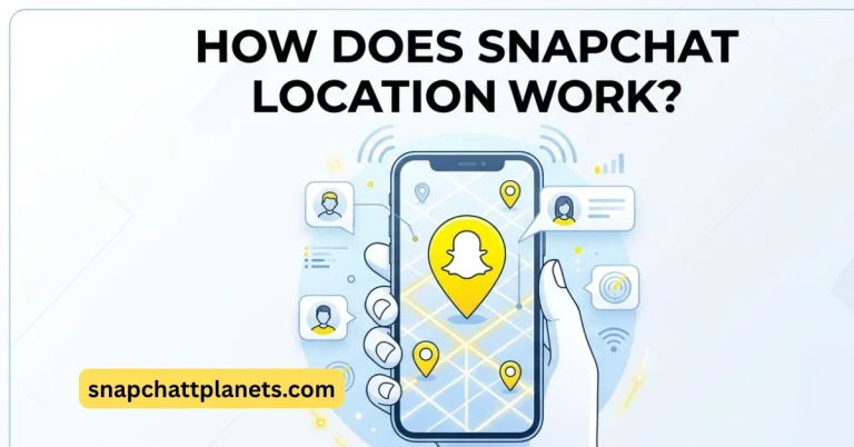 how does snapchat location work