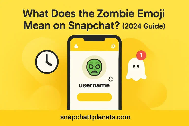 what does the zombie emoji mean on snapchat