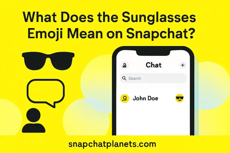 what does the sunglasses emoji mean on snapchat
